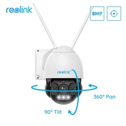 [RLC-823A] Caméra Reolink PoE 4K 60IR DP/DV 355°