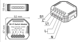 [MS-104BZR] Module 2 Canaux Zigbee MOES / MS-104BZR