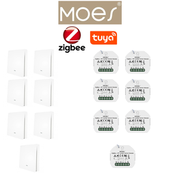 [PACKMO-Z-ECL-7] Pack 7 MOES zigbee éclairage / PACKMO-Z-ECL-7