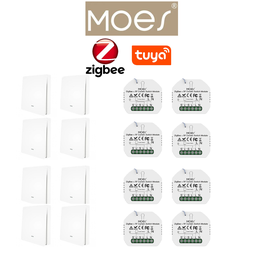[PACKMO-Z-ECL-8] Pack 8 MOES zigbee éclairage / PACKMO-Z-ECL-8