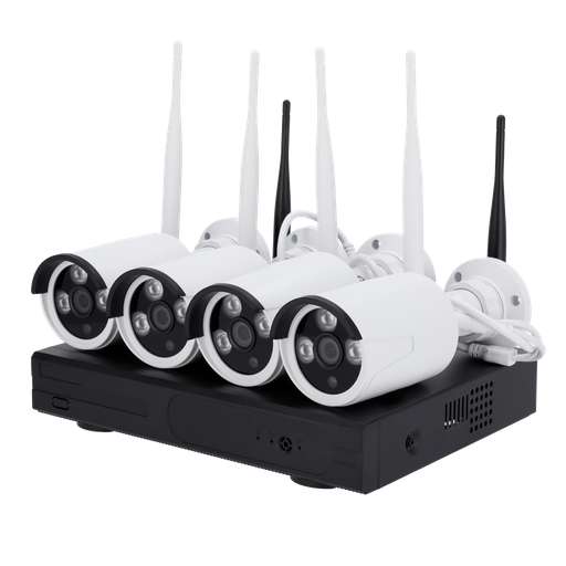 [NV-KIT430W-4CAM] Nivian Système de Surveillance Wi-Fi Complet 4 Caméras