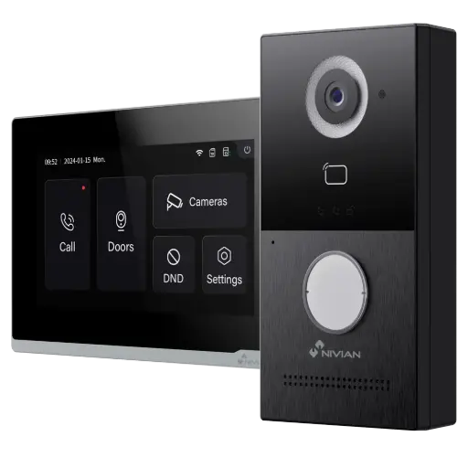 [NVS-VIDEOINTERCOM-2W] Nivian Kit de Portier vidéo Wi-Fi 