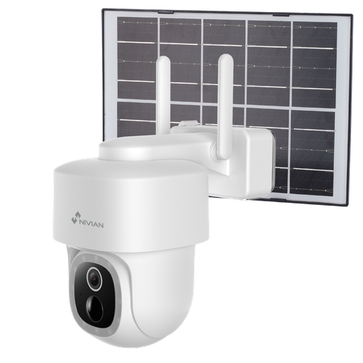 [NVS-IPC-08S-BATSOLAR-L reconditionnée] Nivian Caméra Solaire Wi-Fi 3MP (IPC-08S-BATSOLAR-L) reconditionnée