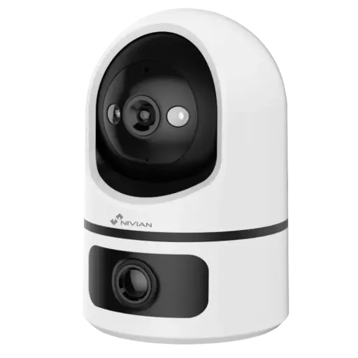 [NVS-IPC-IS7-DUAL] Nivian Caméra intérieure Wi-Fi Double Objectif 2K (IPC-IS7-DUAL)