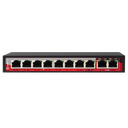 Switch SAFIRE PoE 8 Ports PoE + 2 Uplink RJ45 – 20 Gbps
