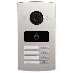 [SF-VI108E-IP // B-5-3] Visiophone SAFIRE IP pour 4 appartements