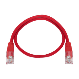 [UTP1-03R] Cordon RJ45 UTP Cat 5E 0,3m Rouge