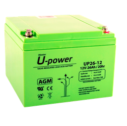 [BATT-1226-U] Batterie AGM 12V 26A