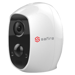 [SF-IPCU003-BAT-2W] Caméra SAFIRE IP Wifi 2MP IR7,5 sur batterie SD
