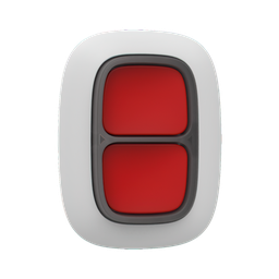 [AJ-DOUBLEBUTTON-W] AJAX Double Bouton de Panique Blanc